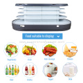 Round Vertical Multideck Open Fruit Display Refrigerator